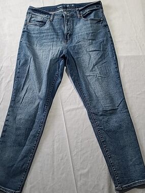 Old Navy Blue Jeans Women’s Size 16 Long High Rise Straight